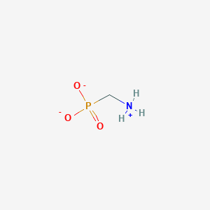 molecular formula CH5NO3P- B1262766 Aminomethylphosphonate 