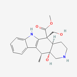 molecular formula C19H24N2O4 B1262774 Alstilobanine A 