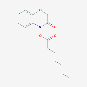 4-(Heptanoyloxy)-2H-1,4-benzoxazin-3(4H)-one