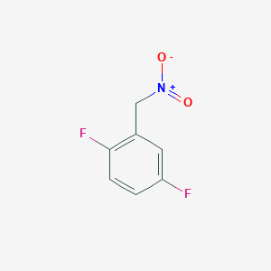 molecular formula C7H5F2NO2 B1262780 1,4-Difluoro-2-(nitromethyl)benzene CAS No. 851379-82-3