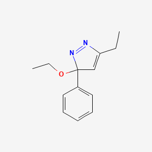 3-Ethoxy-5-ethyl-3-phenyl-3H-pyrazole