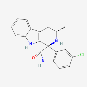 Spiro[3H-indole-3,1'-[1H]pyrido[3,4-b]indol]-2(1H)-one,5-chloro-2',3',4',9'-tetrahydro-3'-methyl-,(1'R,3'S)-