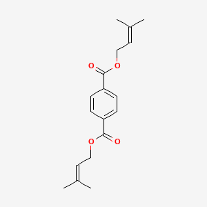 molecular formula C18H22O4 B12627863 Bis(3-methylbut-2-en-1-yl) benzene-1,4-dicarboxylate CAS No. 918643-60-4