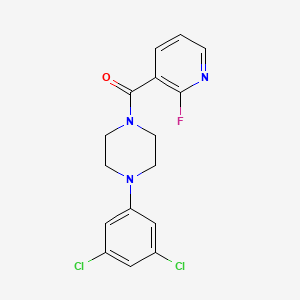 [4-(3,5-Dichlorophenyl)piperazin-1-yl](2-fluoropyridin-3-yl)methanone