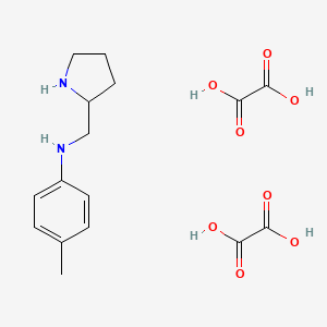 4-Methyl-N-(2-pyrrolidinylmethyl)aniline dioxalate