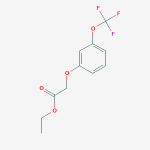 (3-Trifluoromethoxyphenoxy) acetic acid ethyl ester