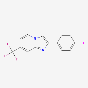 2-(4-Iodophenyl)-7-(trifluoromethyl)imidazo[1,2-a]pyridine