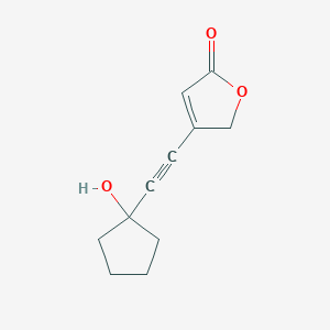 4-[(1-Hydroxycyclopentyl)ethynyl]furan-2(5H)-one