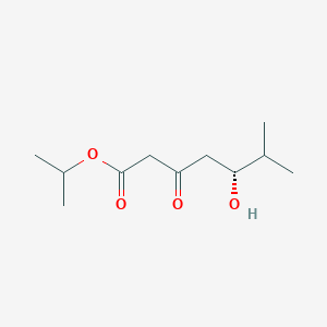 Propan-2-yl (5R)-5-hydroxy-6-methyl-3-oxoheptanoate