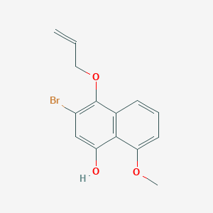 1-Naphthalenol, 3-bromo-8-methoxy-4-(2-propen-1-yloxy)-