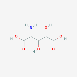 molecular formula C5H9NO6 B1262798 2-氨基-3,4-二羟基戊二酸 