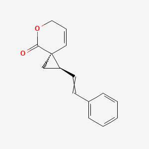 (1R,3S)-1-(2-Phenylethenyl)-5-oxaspiro[2.5]oct-7-en-4-one