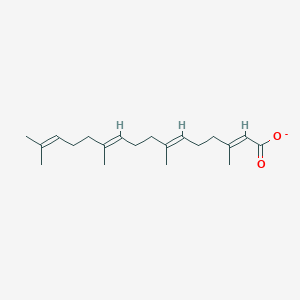 molecular formula C20H31O2- B1262799 (2E,6E,10E)-香叶基香叶基酯 