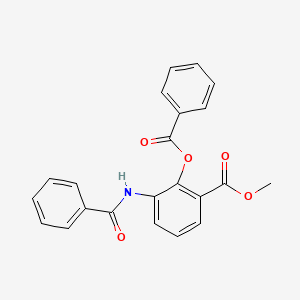 Methyl 3-benzamido-2-(benzoyloxy)benzoate