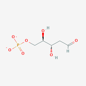 2-deoxy-D-ribose 5-phosphate(2-)
