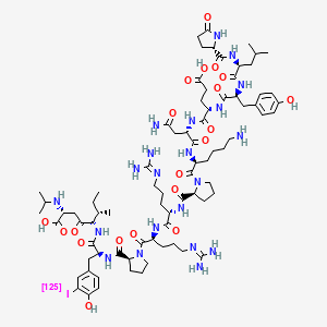 molecular formula C78H120IN21O20 B1262805 Neurotensin, iodo-tyr(11)- CAS No. 88096-16-6