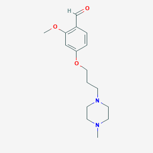 2-Methoxy-4-[3-(4-methylpiperazin-1-yl)propoxy]benzaldehyde