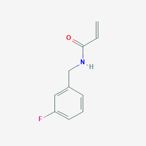 molecular formula C10H10FNO B12628062 4-[(3-Methylpiperidine-1-carbonyl)amino]benzenesulfonylchloride 