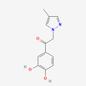 1-(3,4-Dihydroxyphenyl)-2-(4-methyl-1-pyrazolyl)ethanone