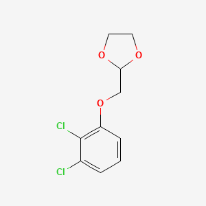 molecular formula C10H10Cl2O3 B12628080 2-(2,3-Dichloro-phenoxy)methyl-1,3-dioxolane 