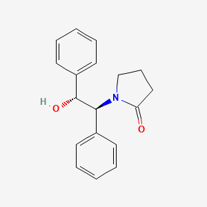 1-[(1S,2R)-2-Hydroxy-1,2-diphenylethyl]pyrrolidin-2-one