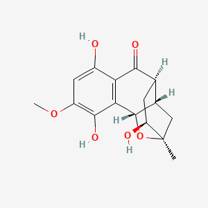 molecular formula C16H18O6 B1262818 Fusaquinon A 