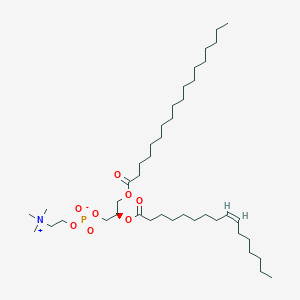 1-octadecanoyl-2-[(9Z)-hexadecenoyl]-sn-glycero-3-phosphocholine