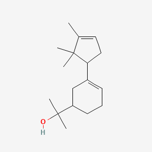 2-[3-(2,2,3-Trimethylcyclopent-3-enyl)cyclohex-3-enyl]propan-2-ol