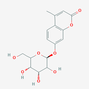 molecular formula C16H18O8 B1262833 2H-1-Benzopyran-2-one, 7-(b-D-mannopyranosyloxy)-4-methyl- 