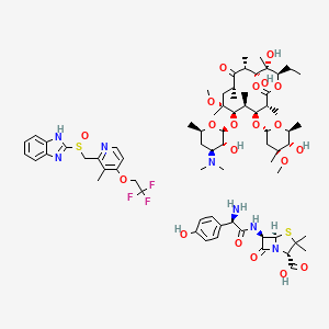 Lansoprazole, amoxicillin and clarithromycin