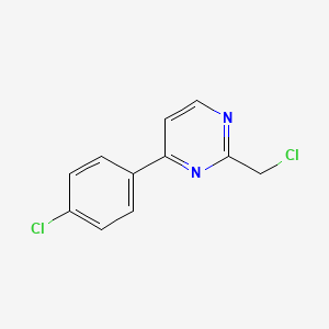 2-(Chloromethyl)-4-(4-chlorophenyl)pyrimidine