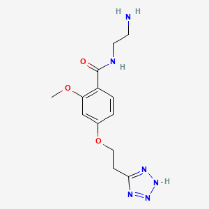 N-(2-Aminoethyl)-2-methoxy-4-[2-(2H-tetrazol-5-yl)ethoxy]benzamide