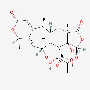 molecular formula C26H32O10 B1262847 Miniolutelide B 
