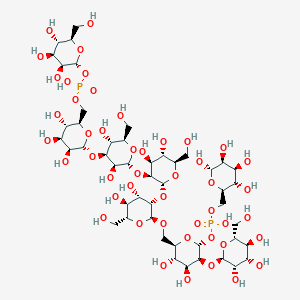 molecular formula C48H84O47P2 B1262853 Phosphomannan mannosephosphate 