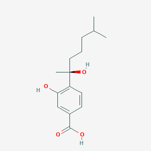 molecular formula C15H22O4 B1262874 (+)-(7S)-sydonic acid CAS No. 1137089-32-7
