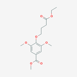 Methyl 4-(4-ethoxy-4-oxobutoxy)-3,5-dimethoxybenzoate