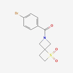 Methanone, (4-bromophenyl)(1,1-dioxido-1-thia-6-azaspiro[3.3]hept-6-yl)-