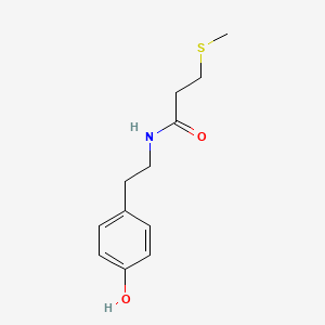 N-[2-(4-Hydroxyphenyl)ethyl]-3-(methylsulfanyl)propanamide