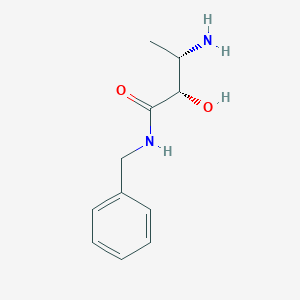 molecular formula C11H16N2O2 B12628811 (2S,3S)-3-Amino-N-benzyl-2-hydroxybutanamide CAS No. 917875-42-4