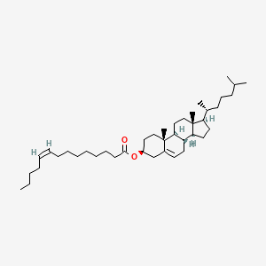 molecular formula C41H70O2 B1262882 cholest-5-en-3b-yl (9Z-tetradecenoate) 