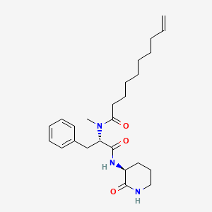 molecular formula C25H37N3O3 B1262889 Ciliatamide C 