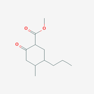 Methyl 4-methyl-2-oxo-5-propylcyclohexane-1-carboxylate