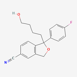 molecular formula C19H18FNO2 B1262894 Citalopram alcohol 