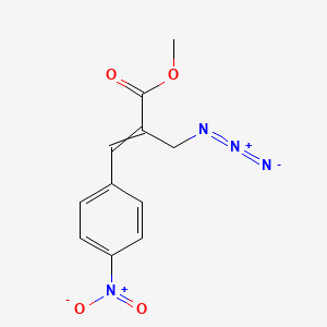 Methyl 2-(azidomethyl)-3-(4-nitrophenyl)prop-2-enoate