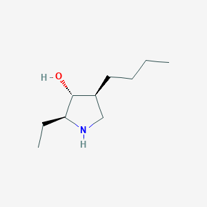 (2S,3R,4S)-4-butyl-2-ethylpyrrolidin-3-ol