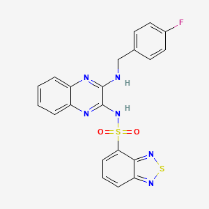 N-(3-((4-fluorobenzyl)amino)quinoxalin-2-yl)benzo[c][1,2,5]thiadiazole-4-sulfonamide