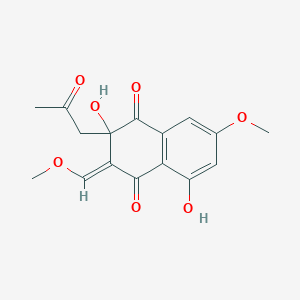molecular formula C16H16O7 B1262901 Ascomycone C 