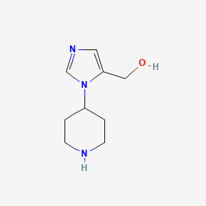 (1-(Piperidin-4-YL)-1H-imidazol-5-YL)methanol