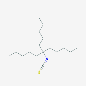 molecular formula C17H33NS B12629039 6-Isothiocyanato-6-pentylundecane CAS No. 919474-70-7