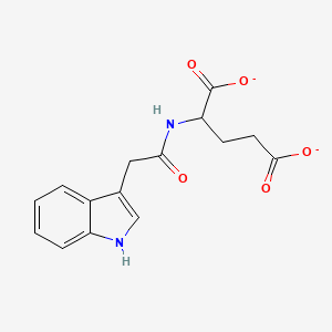 molecular formula C15H14N2O5-2 B1262904 Indole-3-acetyl-glutamate 